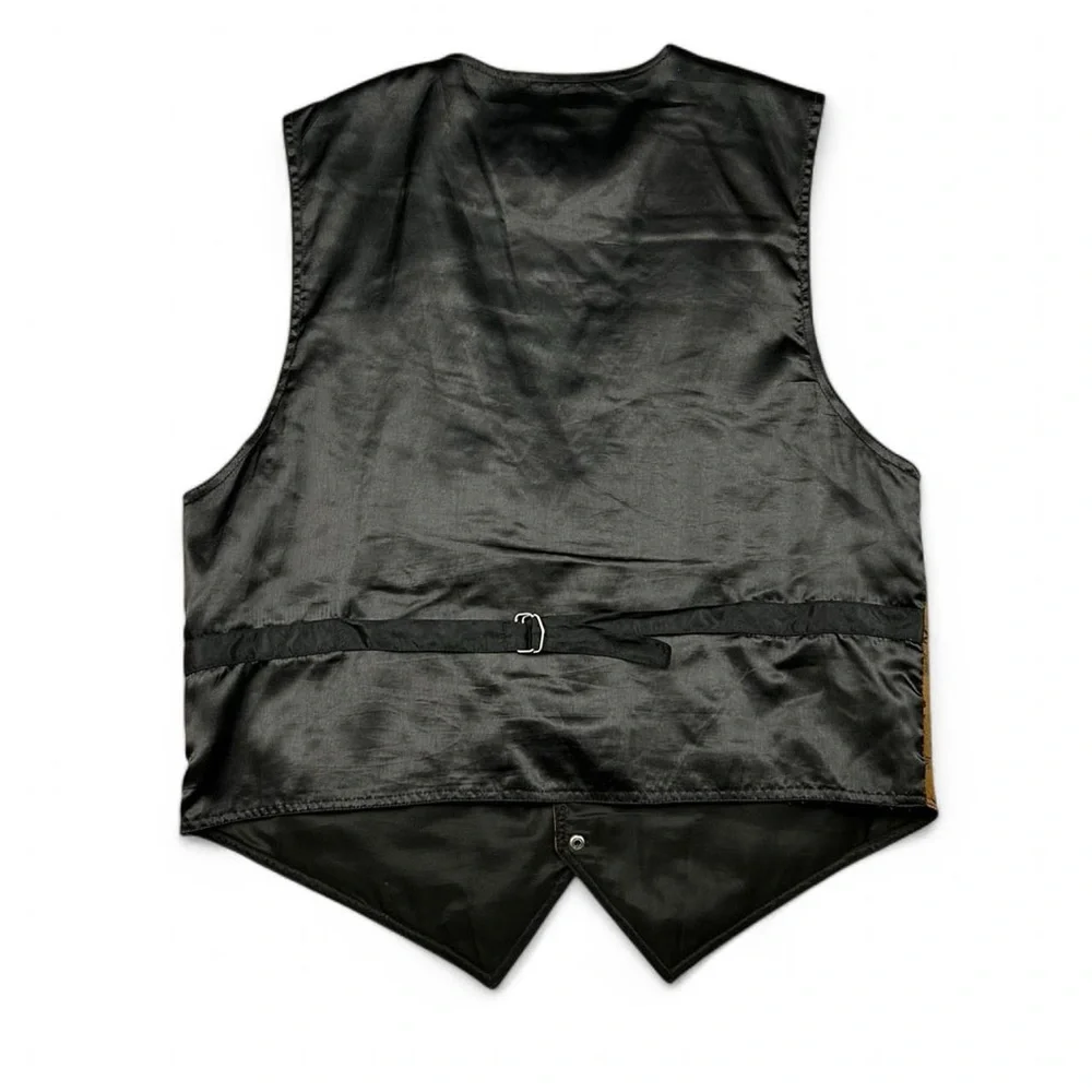 Vintage suede patchwork vest - Picture 2 of 4